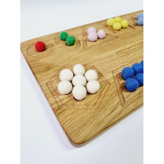 Deska - sled tvarů s narůstajícím množstvím