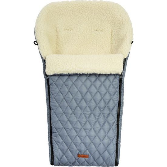 Zimní fusak do kočárku vlna/ grafitová