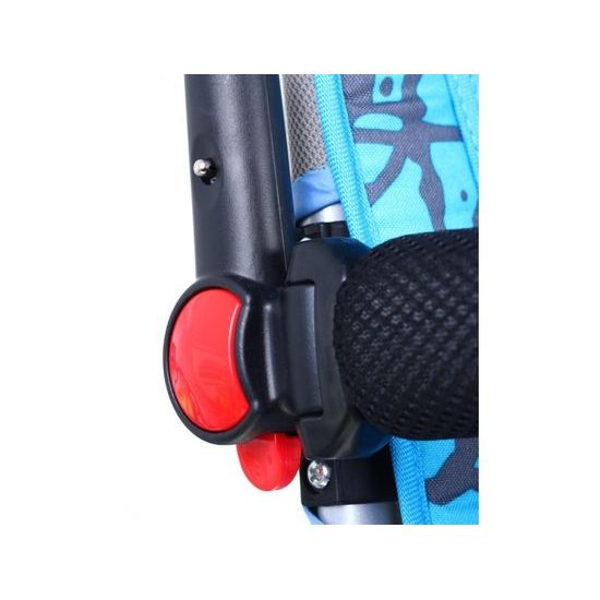 Majlo Toys dětská tříkolka Storm s gumovými koly modrá