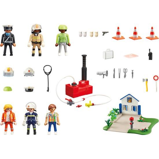 Playmobil figurky záchranářů s příslušenstvím 120 dílků
