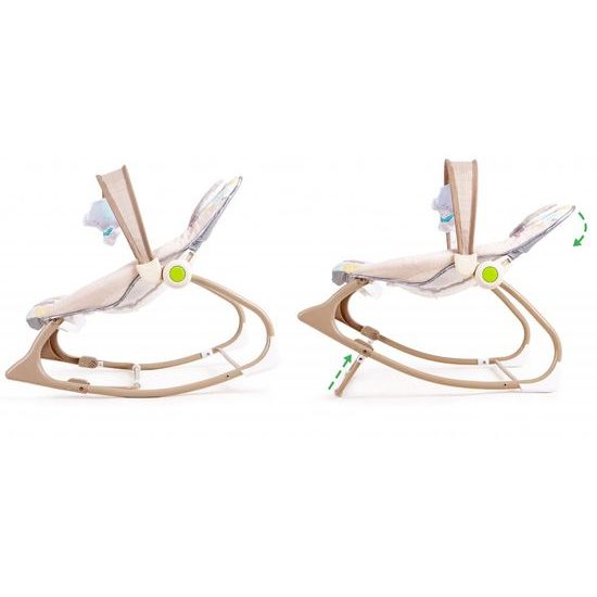 Ecotoys kojenecké lehátko 3v1 s vibracemi a hudbou Animal 11