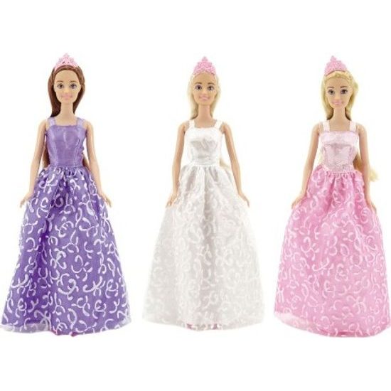 Panenka nevěsta Anlily v šatech - mix 3 barvy