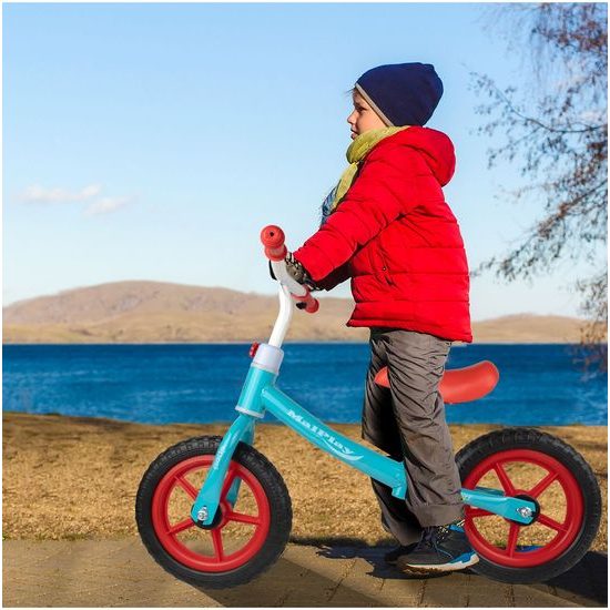 SMONTOVÁNO Dětské odrážedlo Trevis 12" blankytné