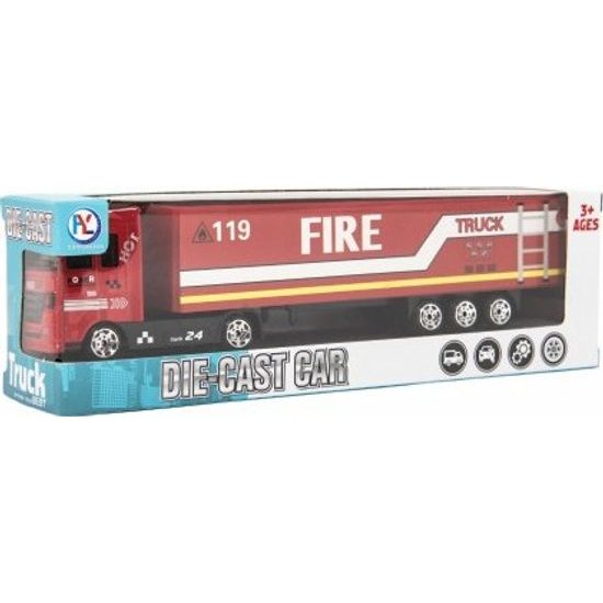 Kamion s návěsem - mix 4 barvy