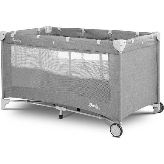 Cestovní postýlka CARETERO Basic Plus 2017 grey