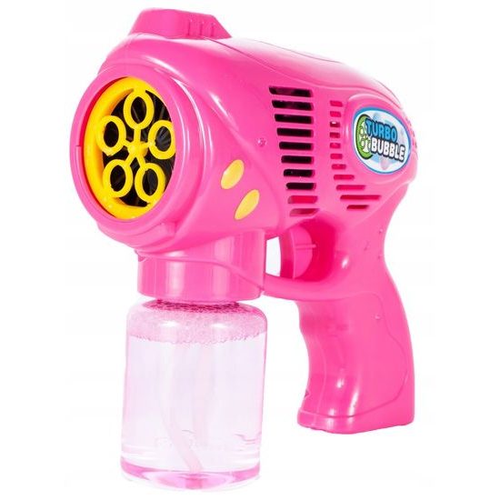 Bublifuk pistole na baterie Turbo Bubble růžová