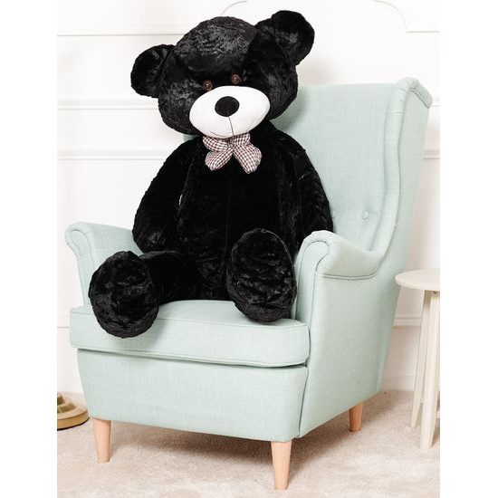 Plyšový medvěd Kvído 130 cm černý