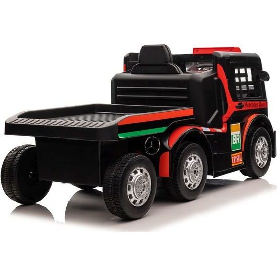 Elektrické auto Mercedes XMX622B červené LCD + návěs