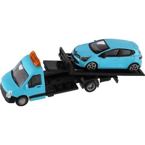 Auto/kamion Bburago odtahovka + auto - mix 6 barev