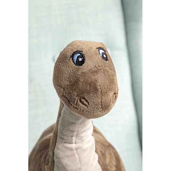 Plyšový dinosaurus Tobi 110 cm modrý