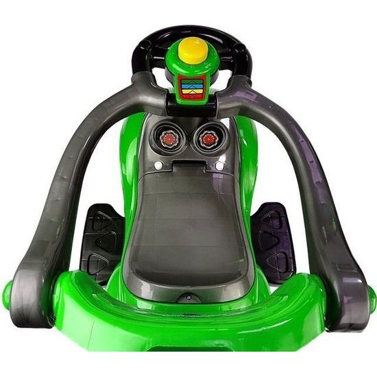 Odrážedlo s posunovačem 3V1 zelené