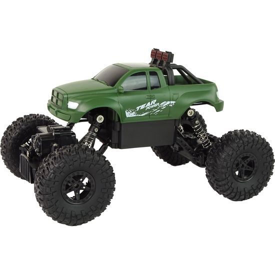 Terénní auto dálkově ovládané RC, zelená