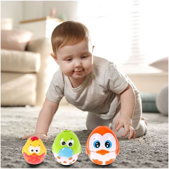 Interaktivní naučná pyramida Egg Stacking