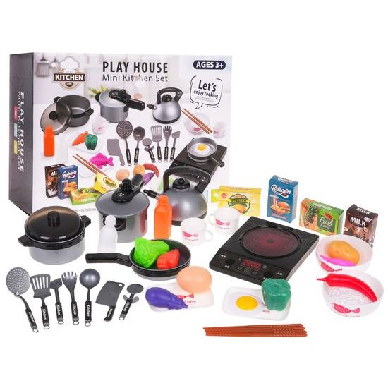 Sada kuchyňského nádobí s vařičem na baterie Play House