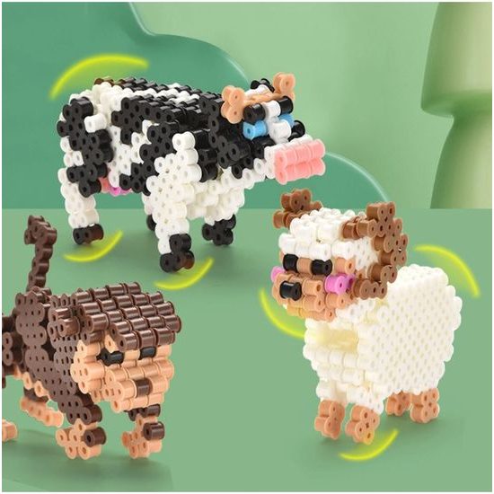 Zažehlovací korálky Iron Beads 3D Zvířátka 3000 kusů