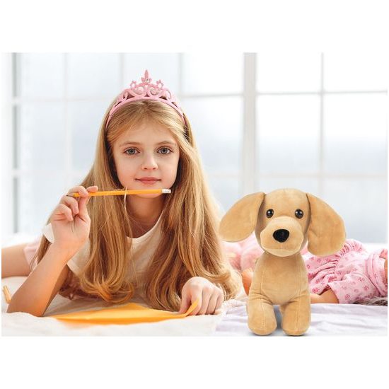 Plyšový pejsek v taštičce 24 cm Baby Kiddo