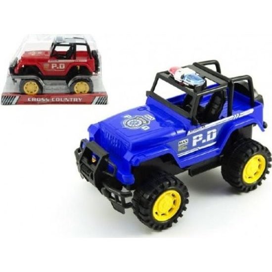 Policejní terénní auto - mix 2 barvy