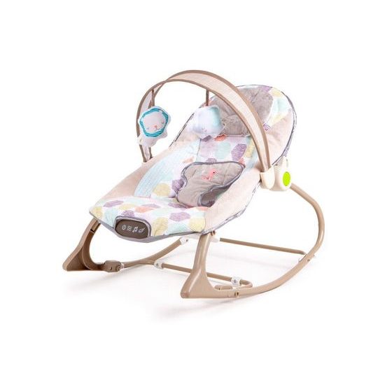 Ecotoys kojenecké lehátko 3v1 s vibracemi a hudbou Animal 11