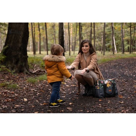 Sensillo Taška na kočárek Zvířátka šedá