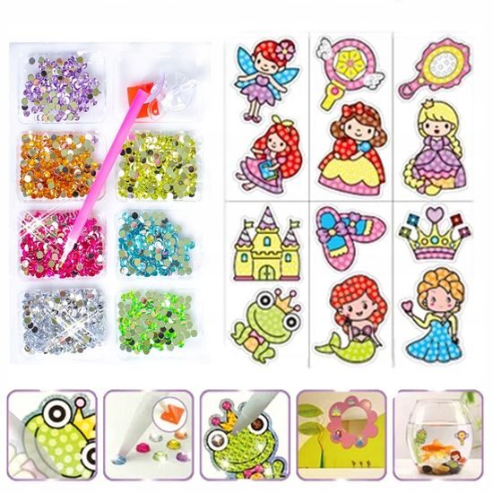 Doris diamantová mozaika pro děti Big Gem Princess