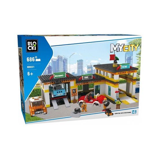 Blocki autoservis 686 dílků