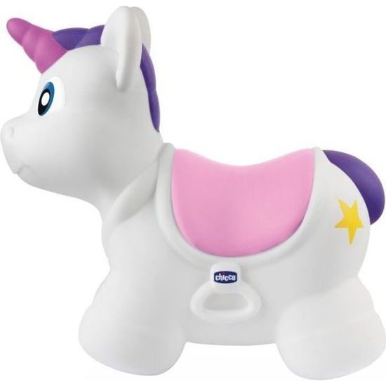 CHICCO nafukovací skákadlo Rodeo jednorožec