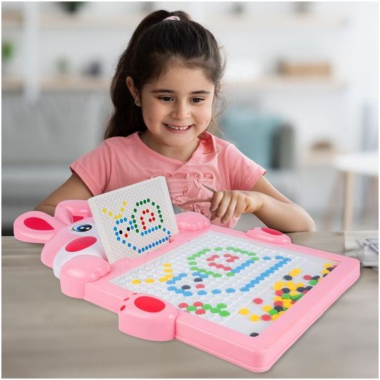 Magnetická tabulka Zajíček - růžová