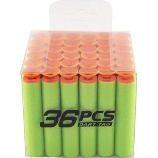 Náhradní pěnové náboje do pistole 36ks s přísavkami - mix 4 barvy