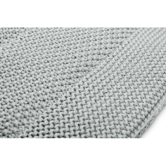 Pletená sada z mušelínu do postýlky a kočárku Sensillo šedá