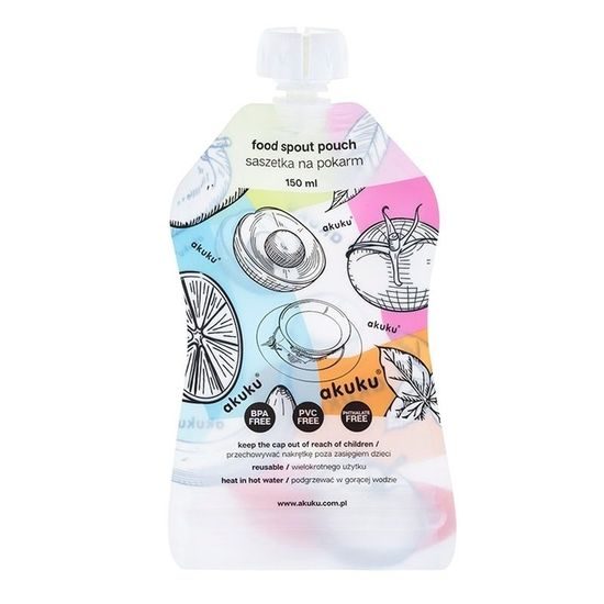 Akuku Klasické plnitelné kapsičky, 150 ml - 5 ks