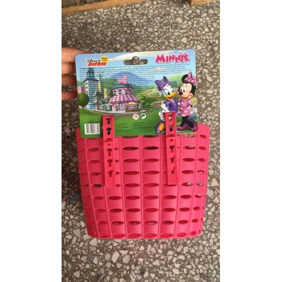 Volare plastový košík na dětské kolo Minnie Mouse