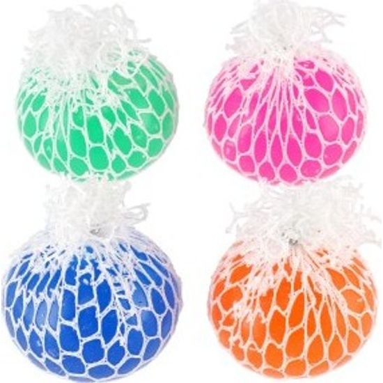 Míček antistresový mačkací - mix 4 barvy