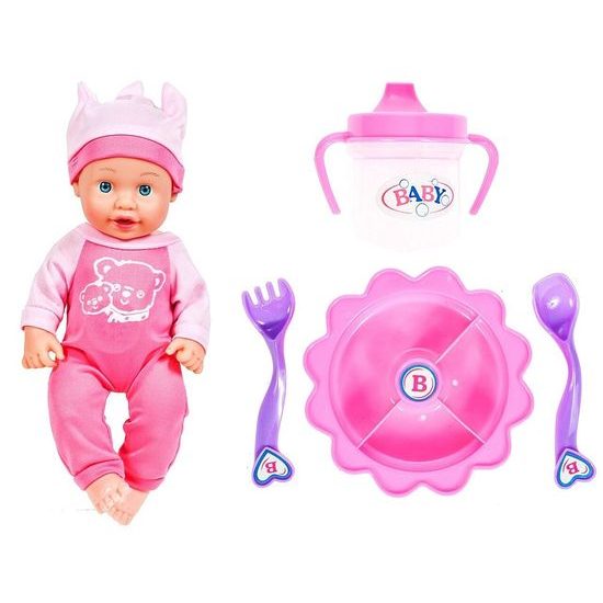 Interaktivní panenka s příslušenstvím Lucky Doll 30 cm