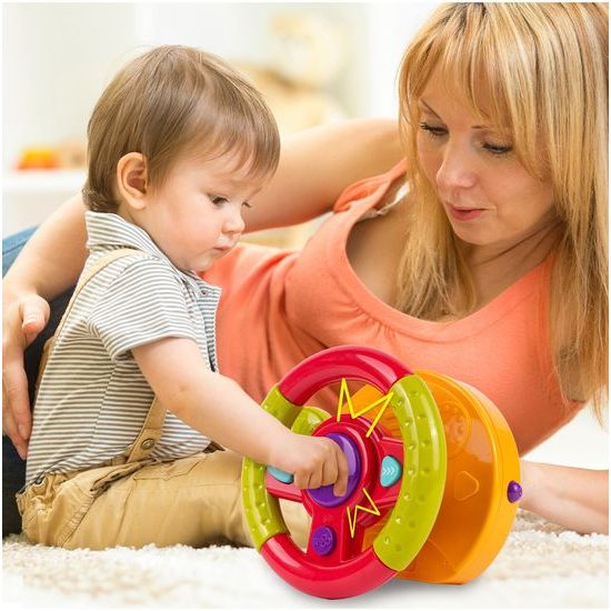 Interaktivní volant se zvuky a světly Wheel Toy