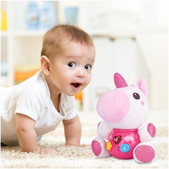 Interaktivní plyšový jednorožec na baterie Magic Unicorn