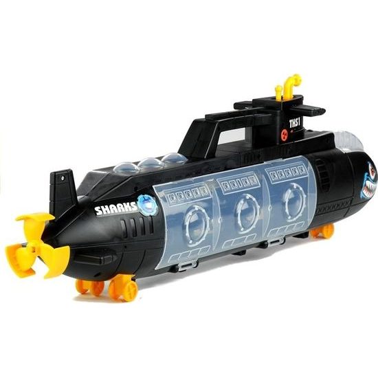 Ponorka s vojenskými autíčky a helikoptérou Army Submarine