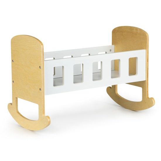 Ecotoys dřevěná postýlka pro panenky
