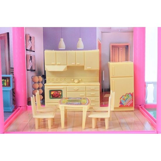Domeček pro panenky s příslušenstvím Loving Family 136 součástí