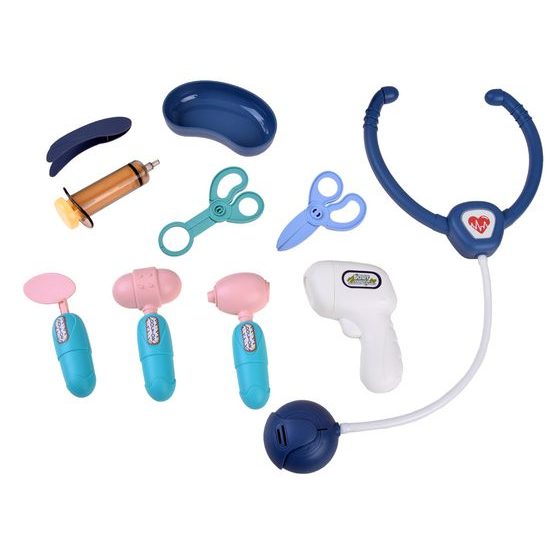 Dětský lékařský vozík Medical Cart se zvukem a příslušenstvím - růžový