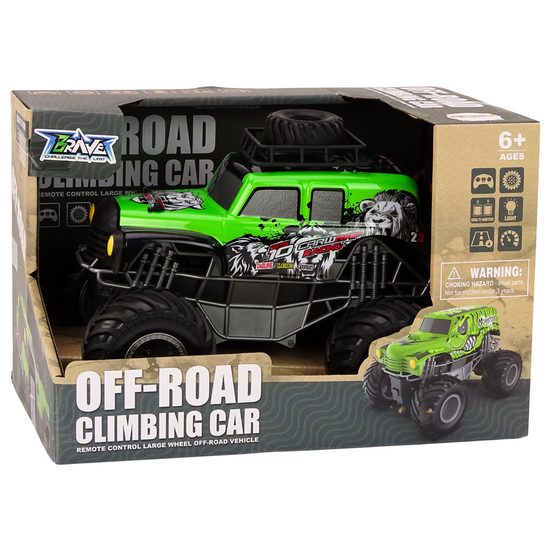 Terénní auto na dálkové ovládání Climbing Car 1:16 - zelené