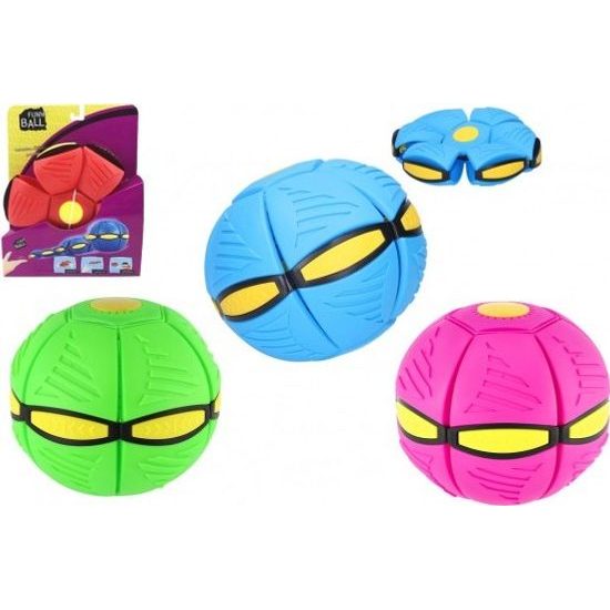 Flat Ball - Hoď disk, chyť míč! - mix 4 barvy