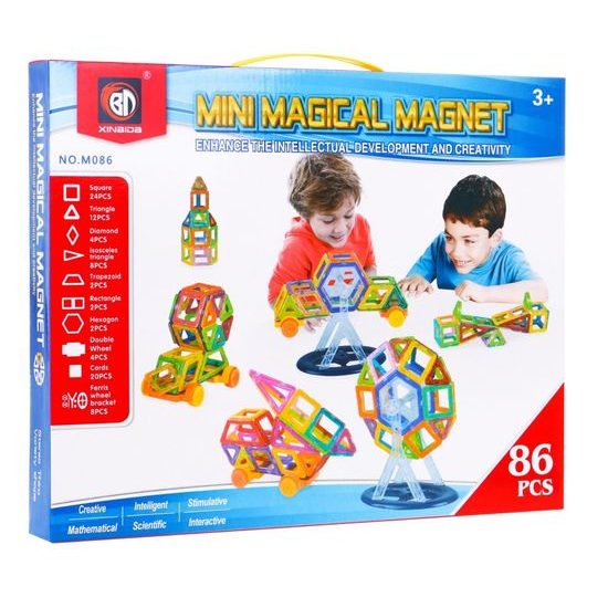 Majlo Toys magnetická stavebnice Magical Magnet 86 dílů
