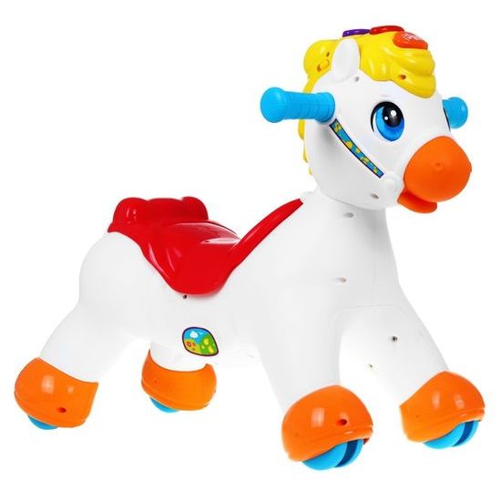 Huile Toys interaktivní houpací kůň 2v1 Rocking Horse