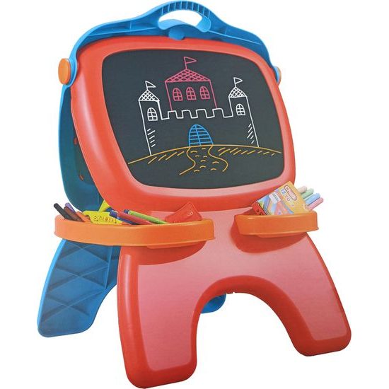 Oboustranná tabule na kreslení modro-červená