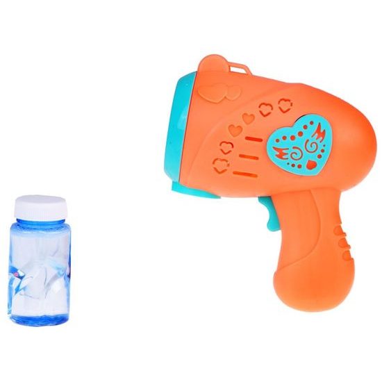 Bublifuk pistole na baterie Color Bubble - oranžová