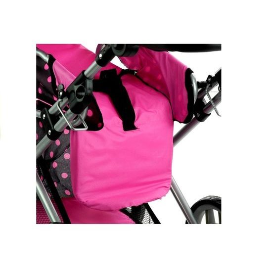 Alice kočárek pro panenky 9346 kombinovaný černý