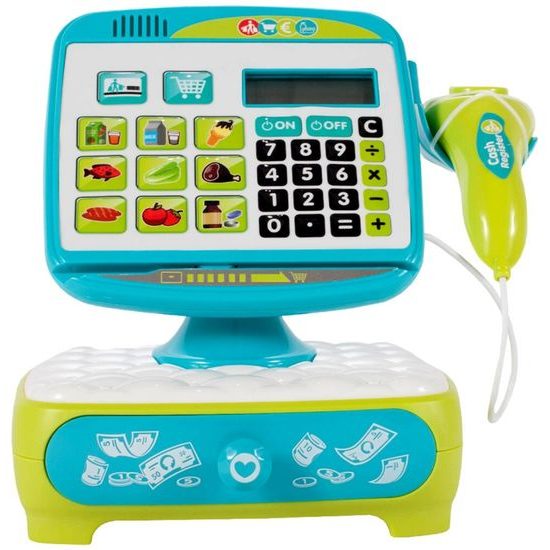 Dětská elektronická pokladna s LED displejem Happy Cash