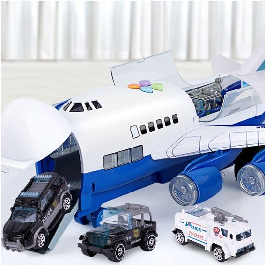 Interaktivní letadlo s autíčky, světly a zvuky A380