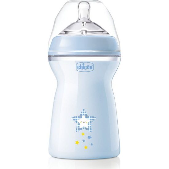 CHICCO Láhev kojenecká Natural Feeling 300ml, 6m+ Boy