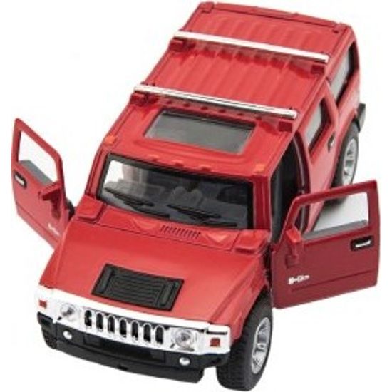 Auto Kinsmart Hummer H2 SUV - mix 4 barvy